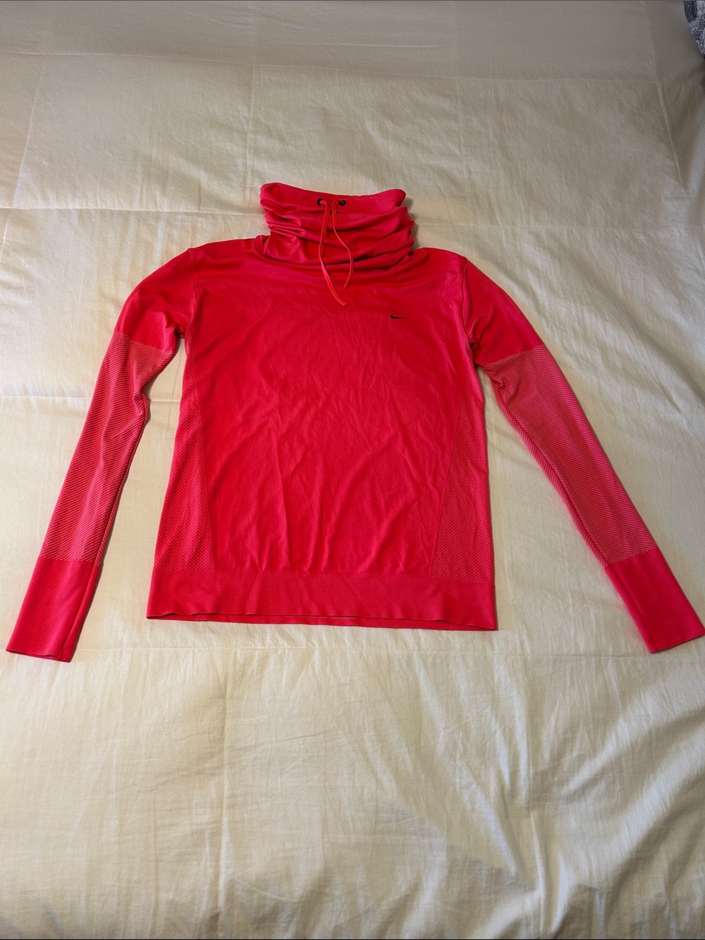 Nike Women's Long-Sleeve Funnel Neck Top - Hot Pink